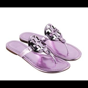 Tory burch miller metallic purple brand new